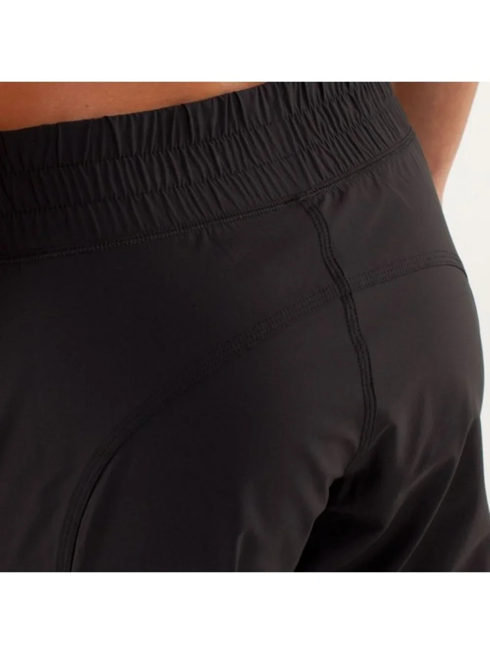 Lululemon Run: Dog Runner Pant Black / Heathered Grey